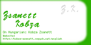 zsanett kobza business card